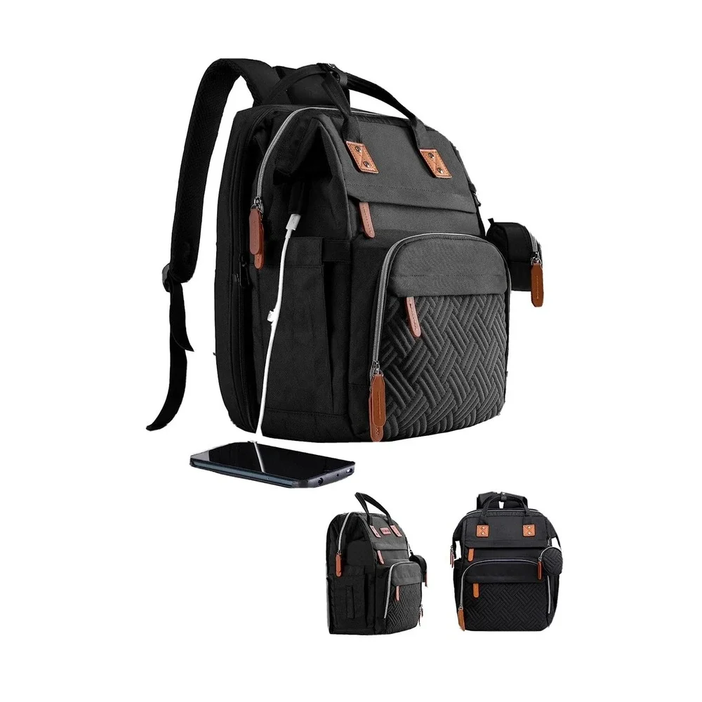 ISMGN Baby Bag, Large, Baby Backpack‎ Water Proof/combo Diaper Bags Organizer